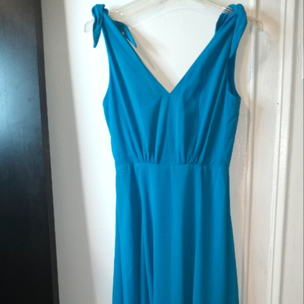 BETSEY JOHNSON tie shoulder dress